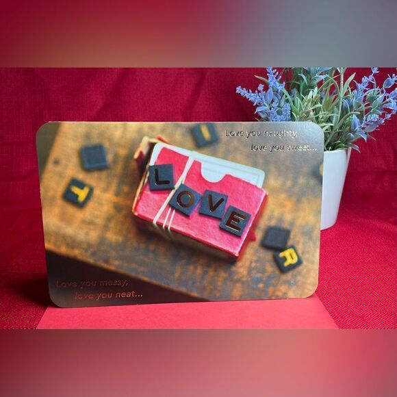 ❤️🥰❤️ NEW Valentine’s Day Cards Love, You & Me, One I Love NWT Envelope Included - Picture 5 of 13